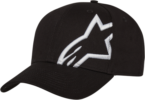 Alpinestars Corp Snap 2 Hat Black White One Size Snapback Curved Bill