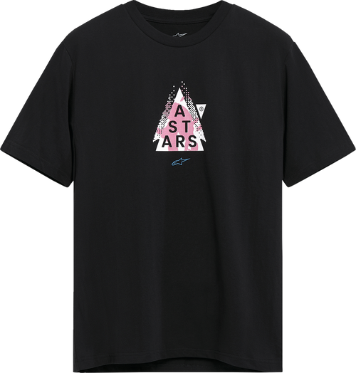 Alpinestars Soloist CSF T-Shirt Black White Pink Medium Front and Back View