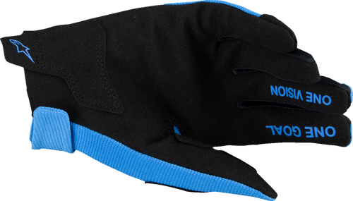 Alpinestars Kids Off-Road Gloves Radar Blue Black XS Youth MX Riding Gloves Blue Black Radar Model XS