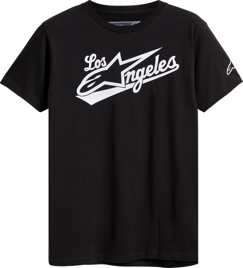 ALPINESTARS Los Angeles Graphic T-Shirt Black/White 100% Cotton Extra Large 3030-23348
