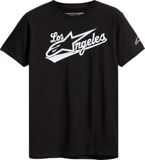 ALPINESTARS Los Angeles Graphic T-Shirt Black/White 100% Cotton Medium 3030-23346