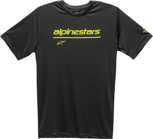 Alpinestars Tech Line Up Performance T-Shirt Black Front View