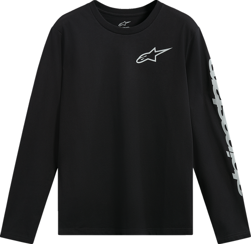 Alpinestars Trackside Long Sleeve CSF T-Shirt Black Gray XL Front