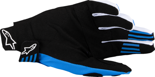 Alpinestars Techstar MX Gloves - Black / Blue / Gray - Large