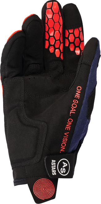 Alpinestars Pro-Dura Gloves Navy/Hot Orange/White Small