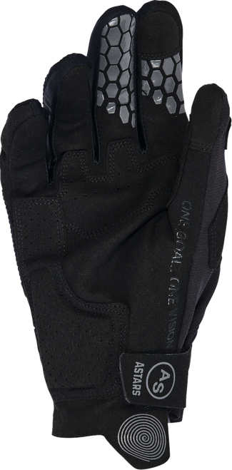 Alpinestars Pro-Dura Gloves Black Bright Red 2XL