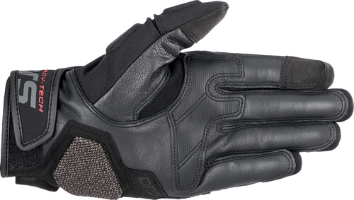 Alpinestars Halo Leather and Textile Gloves - Dark Blue/Black - Medium