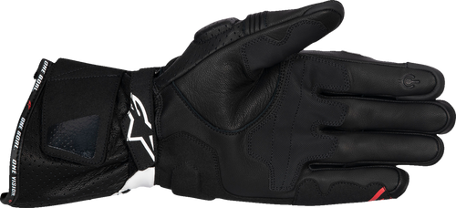 Alpinestars SP-3 Motorcycle Gloves Black/White/Fluorescent Red in 2XL