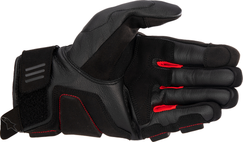Alpinestars Phenom Leather Gloves Black/Bright Red Size 3XL