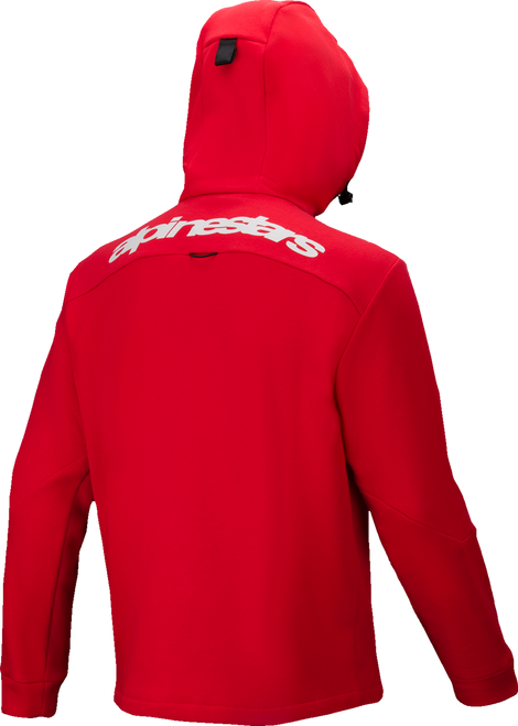 Alpinestars Racer MX Fleece Zip-Front Hoodie - Bright Red - Small