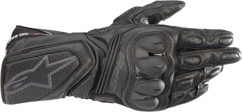 Alpinestars SP-8 V3 Leather Sport Riding Gloves Black 3X-Large Knuckle Protector Keprotec Palm
