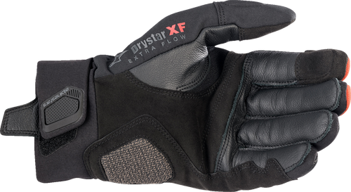 Alpinestars Hyde XT DrystarXF Gloves Fire Red and Black in Triple Extra Large