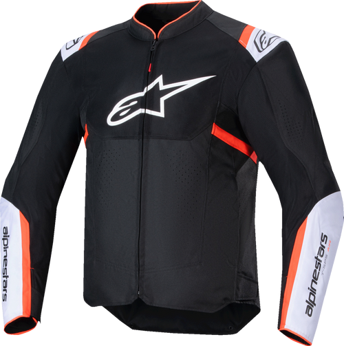Alpinestars T-SPS Air v2 Jacket - Black/White/Red Fluo - Medium
