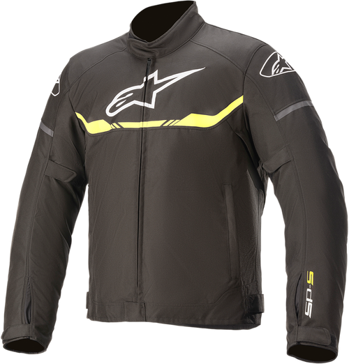 Alpinestars T-SP S Waterproof Jacket - Black/Yellow Fluo - 4XL