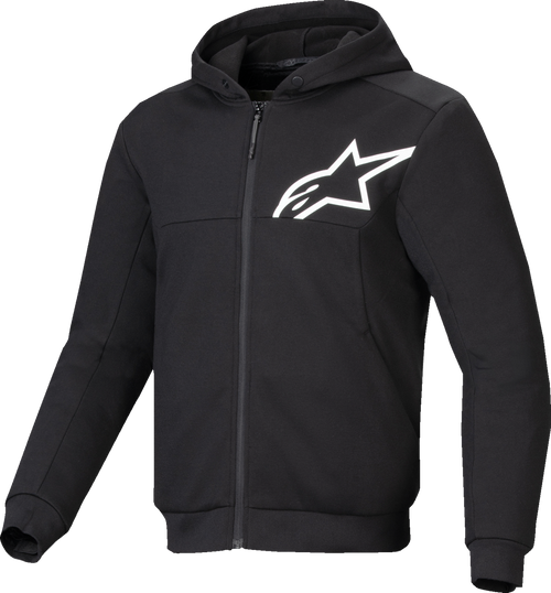 Alpinestars Chrome v2 Sport Hoodie - Black/White - Small