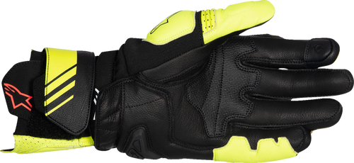 Alpinestars GP Plus R V3 Leather Gloves - Fluo Yellow/Black - Small