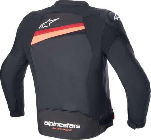 Alpinestars T-GP Plus R v4 Airflow Jacket - Black/Red Fluo - Large