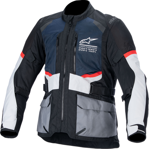 Alpinestars Andes Air Drystar® Jacket - Deep Blue/Black/Ice Gray - Large