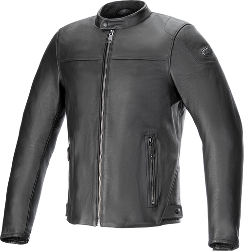 Alpinestars Blacktrack Leather Jacket - Black - Small