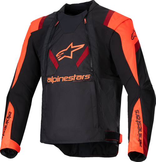 Alpinestars T-Stunt Air Jacket - Black/Red Fluo/Dark Red - 3XL