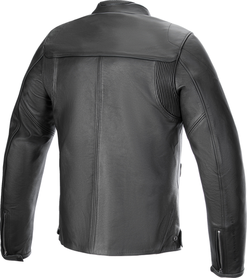 Alpinestars Blacktrack Leather Jacket - Black - 4XL