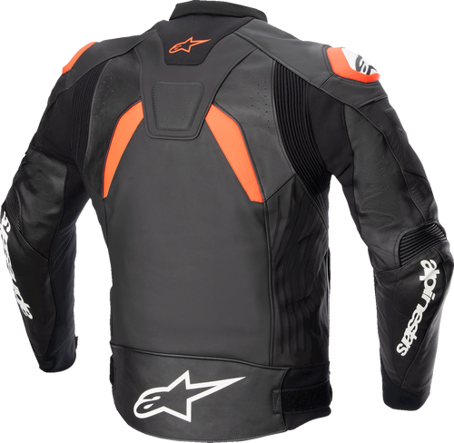 Alpinestars GP Plus v4 Leather Jacket - Black/Red Fluo/White - US 50 / EU 60