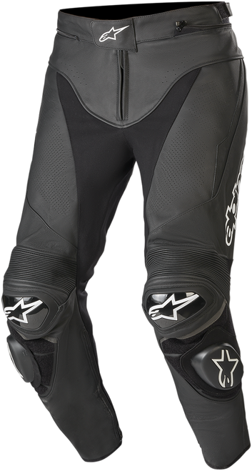 Alpinestars Track v2 Leather Pants - Black - US 32 / EU 48