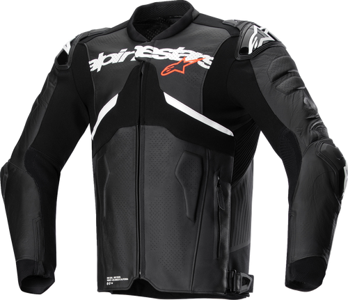 Alpinestars Atem v5 Leather Jacket - Black/White - US 48 / EU 58