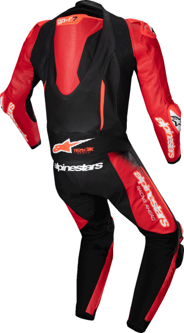 Alpinestars GP-R7 1-PC Leather Suit - Black/Mid Red - US 40 / EU 50