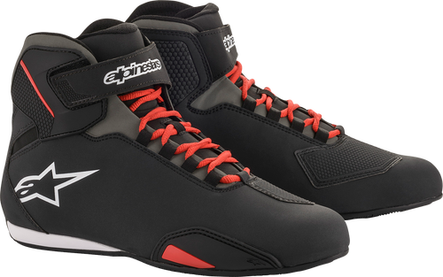 Alpinestars Sektor Shoes - Black/Red - US 14 / EU 48
