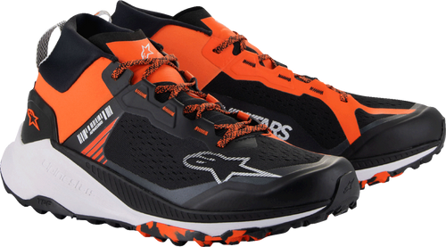 Alpinestars Meta XR v2 Shoes - Black/Orange/White - US 7 / EU 39