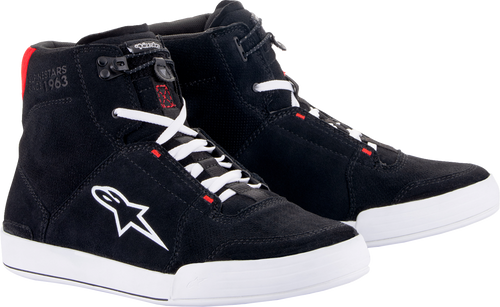 Alpinestars Chrome Shoes - Black/White/Red - US 13 / EU 47