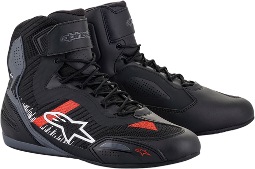 Alpinestars Faster-3 Rideknit® Shoes - Black/Gray/Red - US 14 / EU 48