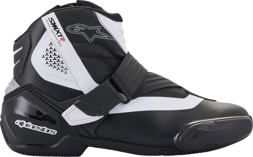 Alpinestars SMX-1 R v2 Boots - Black/White - US 12.5 / EU 48