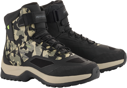 Alpinestars CR-6 Drystar® Shoes - Black/Brown/Green - US 11.5