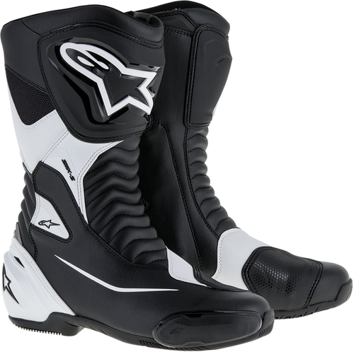 Alpinestars SMX-S Boots - Black/White - US 7.5 / EU 41