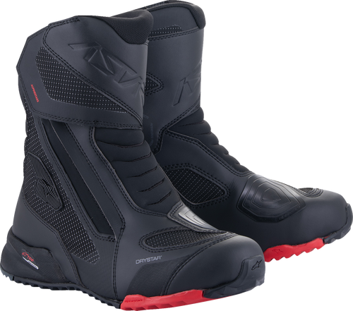 Alpinestars RT-7 Drystar® Boots - Black/Red - US 9.5 / EU 44