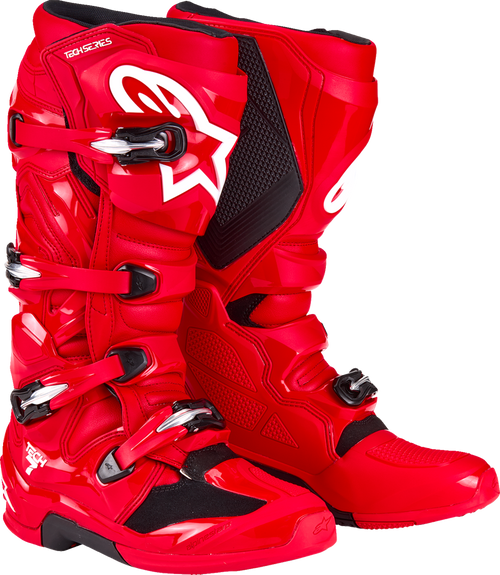 Alpinestars Tech 7 Boots - Bright Red - US 7 / EU 40.5