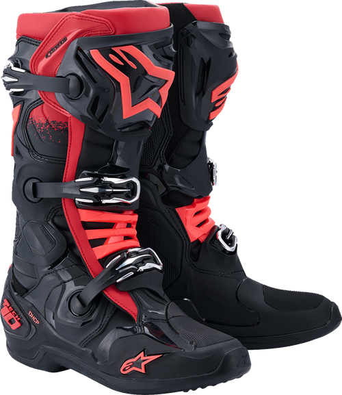 Alpinestars Tech 10 Boots - Black/Red - US 7 / EU 40.5
