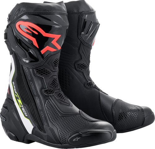 Alpinestars Supertech R Boots - Black/Red - US 6.5 / EU 40