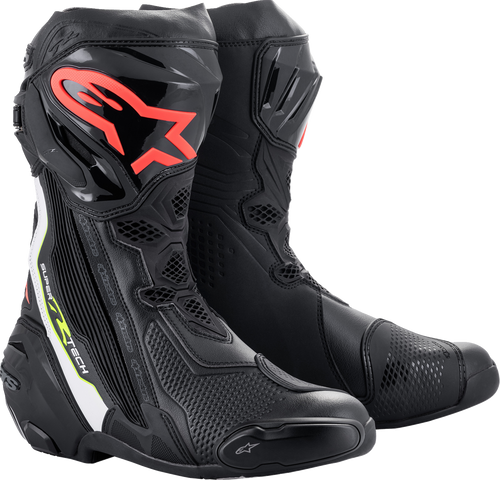 Alpinestars Supertech R Boots - Black/Red - US 6 / EU 39