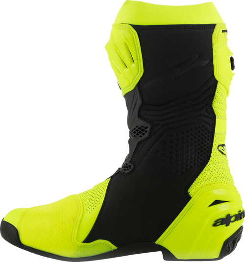 Alpinestars Supertech R Vented Boots - Fluorescent Yellow/Black - US 12.5 / EU 48