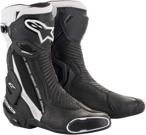 Alpinestars SMX Plus Vented Boots - Black/White - US 9.5 / EU 44