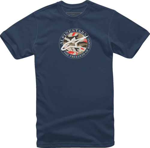 Alpinestars Dot Camo T-Shirt - Navy - Medium