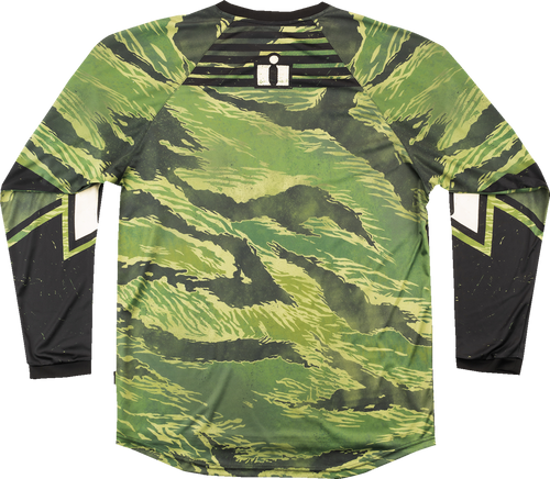 Tiger’s Blood Jersey - Green Camo - Medium