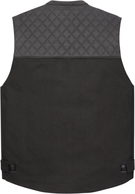 Chamonix Denim Vest - Black - 4XL