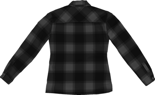 Women's Fallblock CX Flannel Jacket - Black - XS