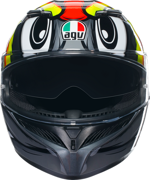 K3 Helmet - Birdy 2.0 - Gray/Yellow/Red - XL