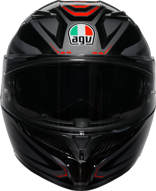 K3 Helmet - Syth - Black/Red - Large