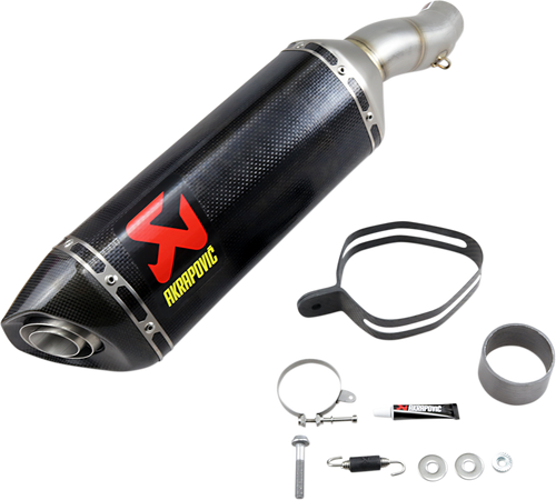 Slip-On Line Muffler - Carbon Fiber - S-K6SO7-ZC
